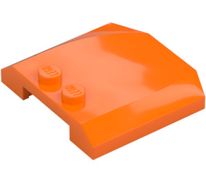 LEGO Orange Wedge 4 x 4 Curved (45677)