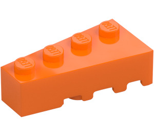 LEGO Orange Wedge Brick 2 x 4 Left (41768)