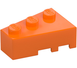 LEGO Arancione Cuneo Mattoncino 3 x 2 Sinistra (6565)