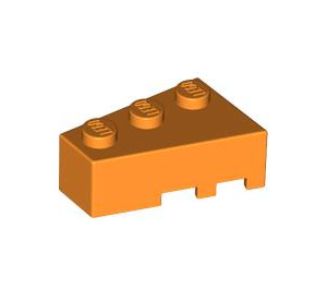 LEGO Oranje Wig Steen 3 x 2 Links (6565)