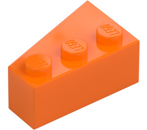 LEGO Orange Wedge Brick 3 x 2 Right (6564)