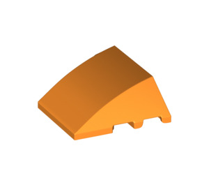 LEGO Orange Wedge Curved 3 x 4 Triple (64225)