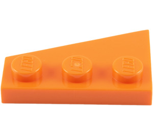 LEGO Oranje Wig Plaat 2 x 3 Vleugel Rechtsaf  (43722)