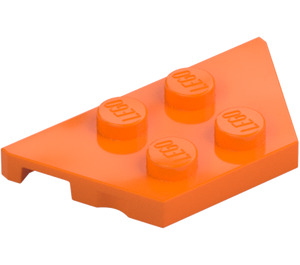 LEGO Oranje Wig Plaat 2 x 4 (51739)