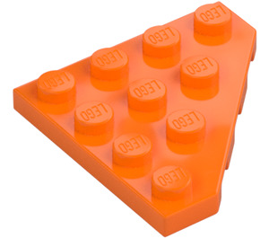 LEGO Orange Wedge Plate 4 x 4 Corner (30503)