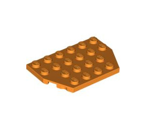 LEGO Orange Keil Platte 4 x 6 ohne Ecken (32059 / 88165)