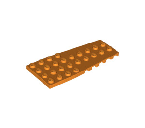 LEGO Orange Wedge Plate 4 x 9 Wing with Stud Notches (14181)
