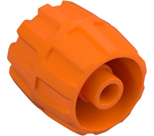 LEGO Orange Wheel Hard-Plastic Small (6118)