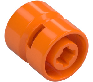 LEGO Orange Wheel Rim Ø11.5 x 12 Wide with Notched Hole (6014)