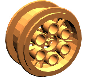 LEGO Orange Wheel Rim Ø20 x 30 (6582)