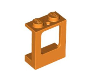 LEGO Orange Window Frame 1 x 2 x 2 with 2 Holes in Bottom (2377)