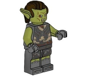 LEGO Orc (Green) with Armor with Fur Minifigure