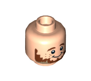 LEGO Ori the Dwarf Head (Recessed Solid Stud) (3626 / 13191)