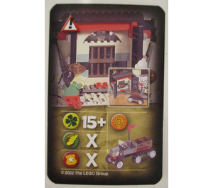 LEGO Orient Expedition Card Hazards - Dragon Fortress Back Door (45555)