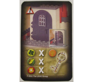 LEGO Orient Expedition Card Hazards - Dragon Fortress Door with Keyhole (45555)