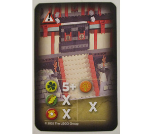 LEGO Orient Expedition Card Hazards - Dragon Fortress De Affronter Porte (45555)