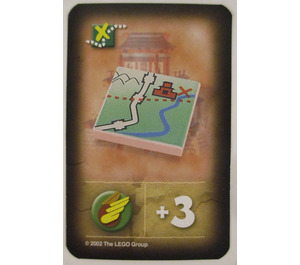 LEGO Orient Expedition Card Items - China Map (45555)