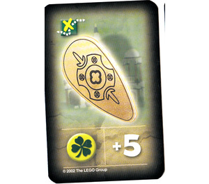 LEGO Orient Expedition Card Items - Gold Shield