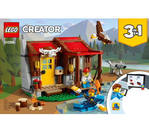 LEGO Outback Cabin Set 31098 Instructions