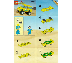 LEGO Outback Racer Set 6550 Instructions
