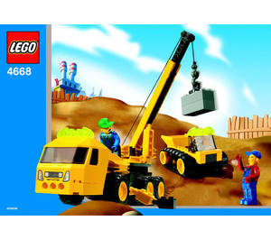 LEGO Outrigger Construction Crane Set 4668 Instructions