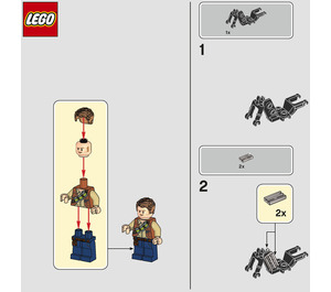 LEGO Owen and red motorbike Set 122114 Instructions