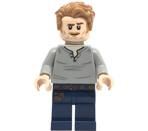 LEGO Owen Grady with Open Neck Shirt Minifigure