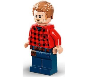 LEGO Owen Grady med Rød Plaid Skjorte Minifigur