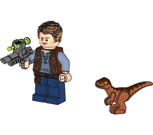 LEGO Owen with Baby Raptor 121904