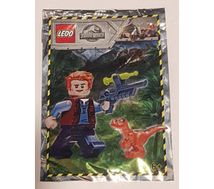 LEGO Owen with Baby Raptor Set 121904 Packaging