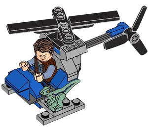 LEGO Owen with Helicopter Set 122113