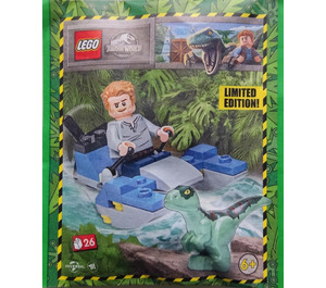 LEGO Owen met Swamp Speeder en Raptor 122331