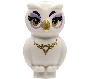 LEGO Owl with Gold Features and Purple and Brown Eyes (21333)