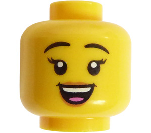 LEGO Paddle Surfer Head (Safety Stud) (3626)