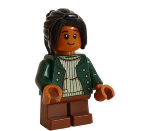 LEGO Padma Patil con Verde oscuro Chaqueta Minifigura