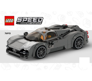 LEGO Pagani Utopia 76915 Instructies