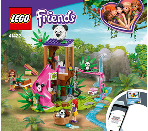 LEGO Panda Jungle Tree House 41422 Instruktioner