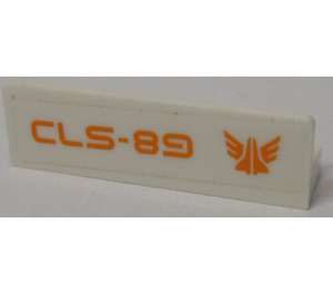 LEGO Panel 1 x 4 with Rounded Corners with 'CLS-89' and Galaxy Squad Logo (Left) Sticker (15207)