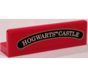 LEGO Panel 1 x 4 with Rounded Corners with Hogwart's Castle Sticker (15207)