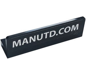 LEGO Panel 1 x 4 with Rounded Corners with 'MANUTD.COM' Sticker (15207)