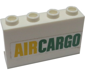 LEGO Panel 1 x 4 x 2 with "AIRCARGO" Sticker (14718)
