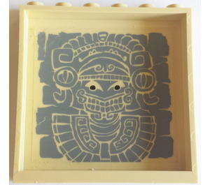 LEGO Panel 1 x 6 x 5 with Inca mural Sticker (59349 / 59350)