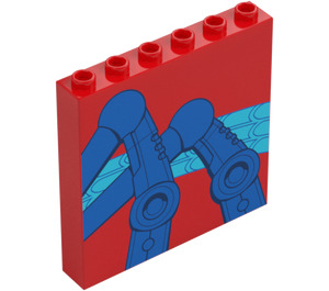 LEGO Panel 1 x 6 x 5 with Spider Legs Left (59349 / 102267)