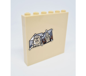 LEGO Panel 1 x 6 x 5 with Two Ghostbusters Minifigure Pictures Sticker (59349)