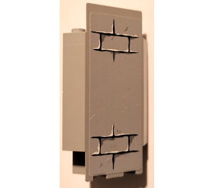 LEGO Pannello 3 x 3 x 6 Angolo Parete con Part Bricks Adesivo con incavi inferiori (2345)