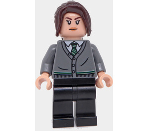 LEGO Pansy Parkinson med Grå Cardigan Minifigur