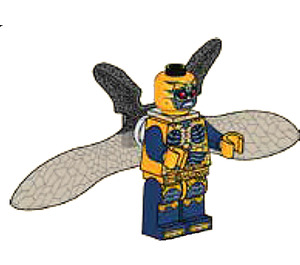 LEGO Parademon with Bright Light Orange Armor and Extended Wings Minifigure