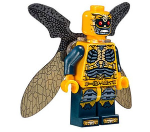 LEGO Parademon with Bright Light Orange Armour and Collapsed Wings