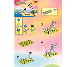 LEGO Paradisa Lifeguard Set 1815 Instructions
