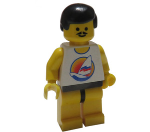 LEGO Paradisa Male with Moustaches and Sailboat Tank Top Minifigure